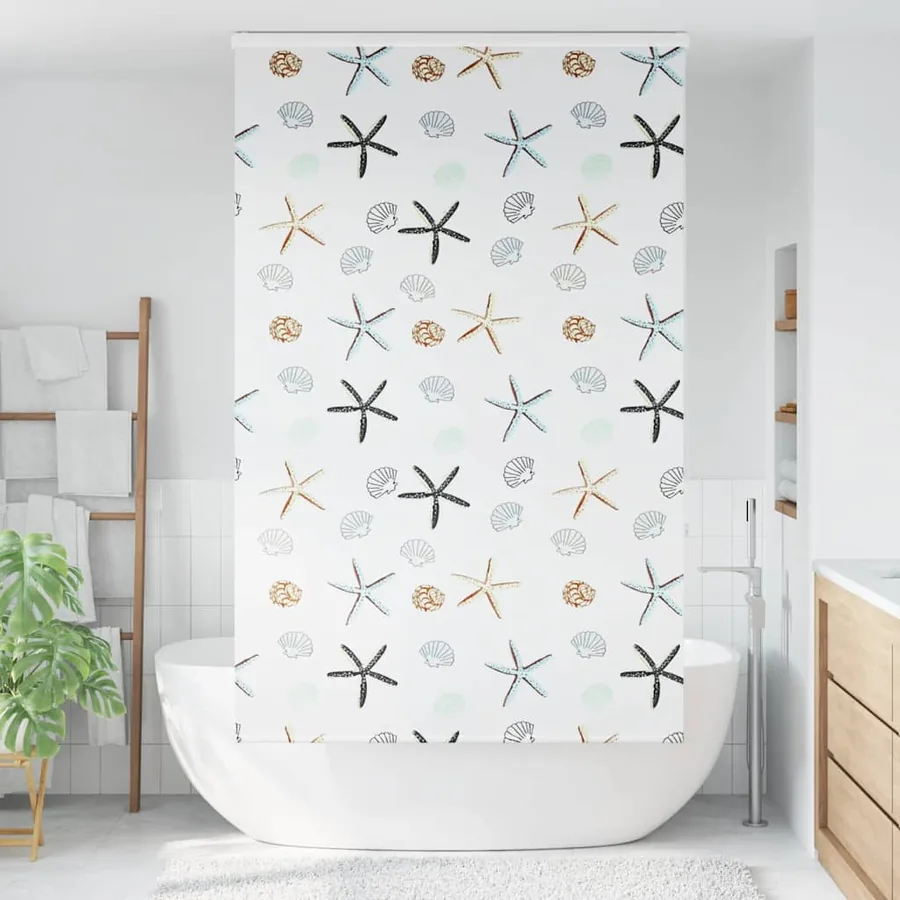 Store enrouleur de douche avec cassette largeur du tissu 116 cm - 2