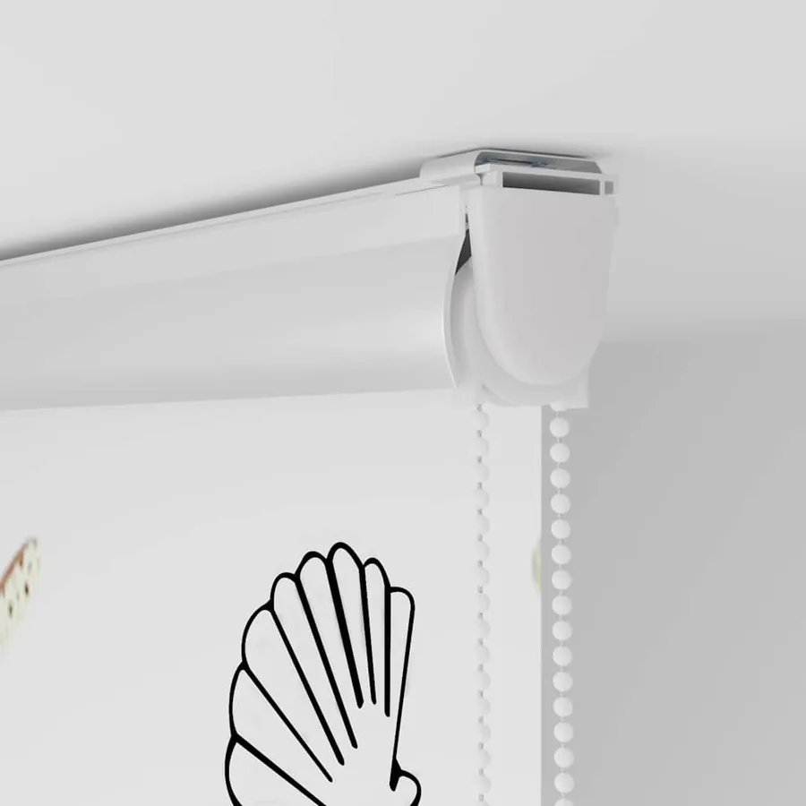 Store enrouleur de douche avec cassette largeur du tissu 116 cm - 9