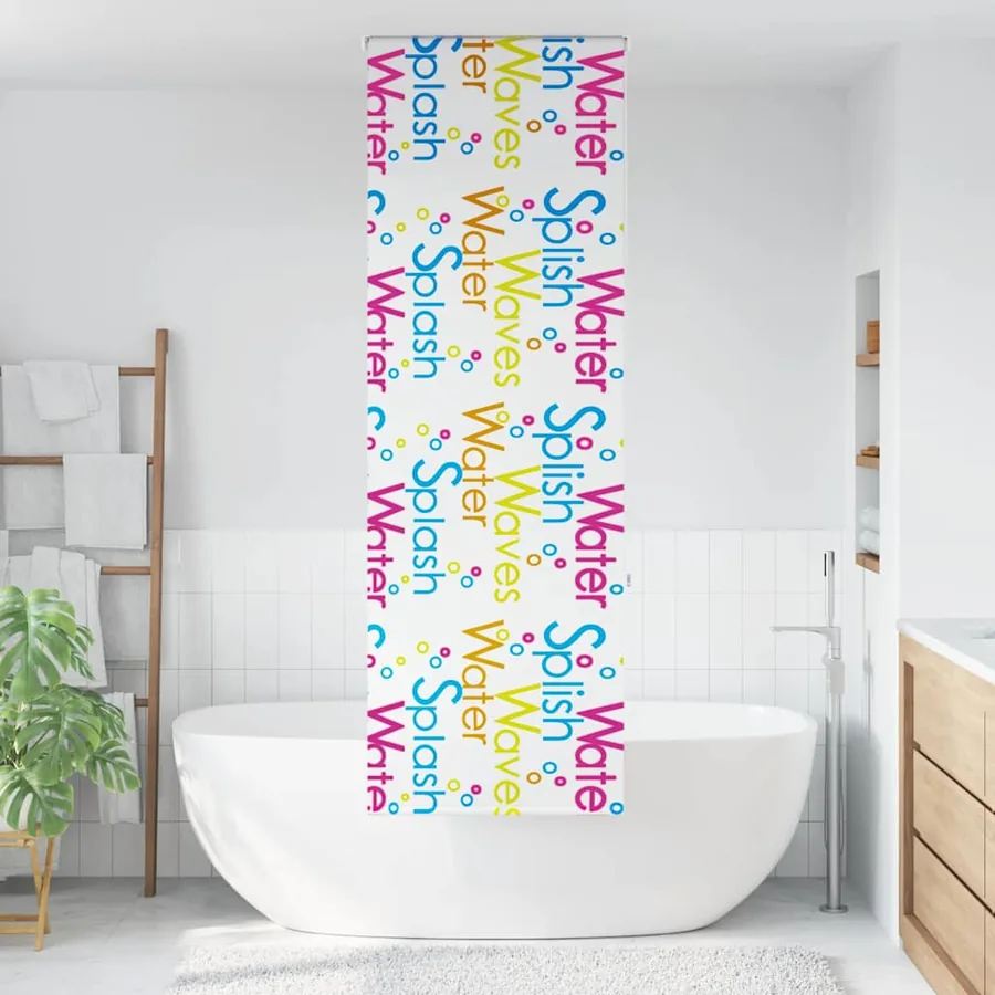 Store enrouleur de douche 80x240 cm largeur du tissu 76 cm - 2