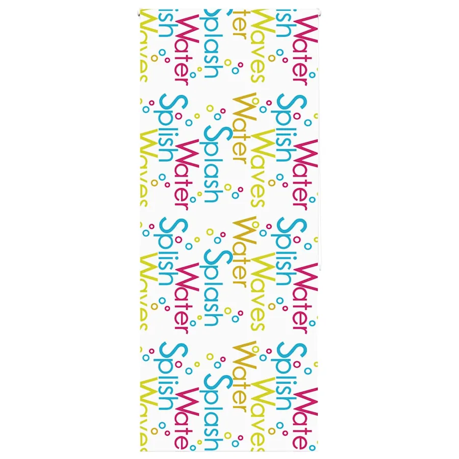 Store enrouleur de douche 100x240 cm largeur du tissu 96 cm