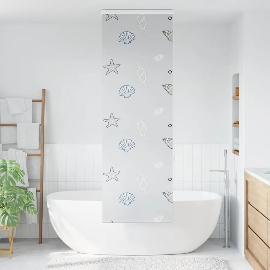 Store enrouleur de douche avec cassette largeur du tissu 76 cm - 2