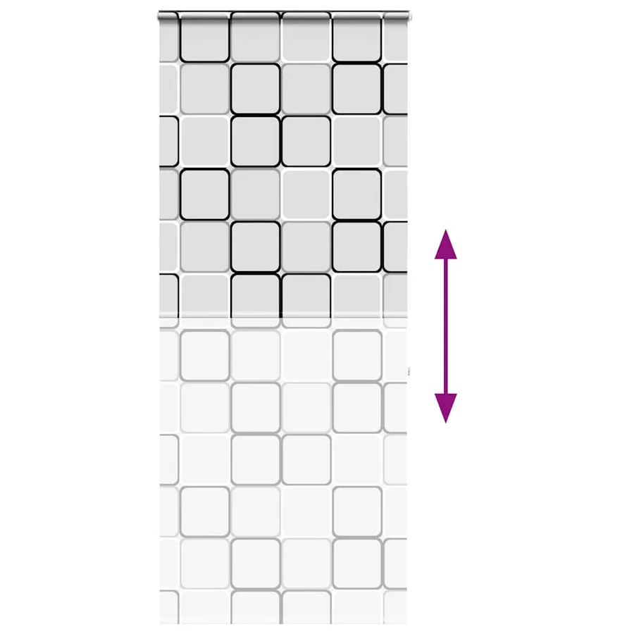 Store enrouleur de douche avec cassette largeur du tissu 106 cm - 5