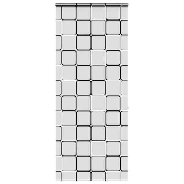 Store enrouleur de douche avec cassette largeur du tissu 86 cm