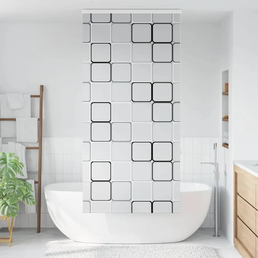 Store enrouleur de douche avec cassette largeur du tissu 86 cm - 2