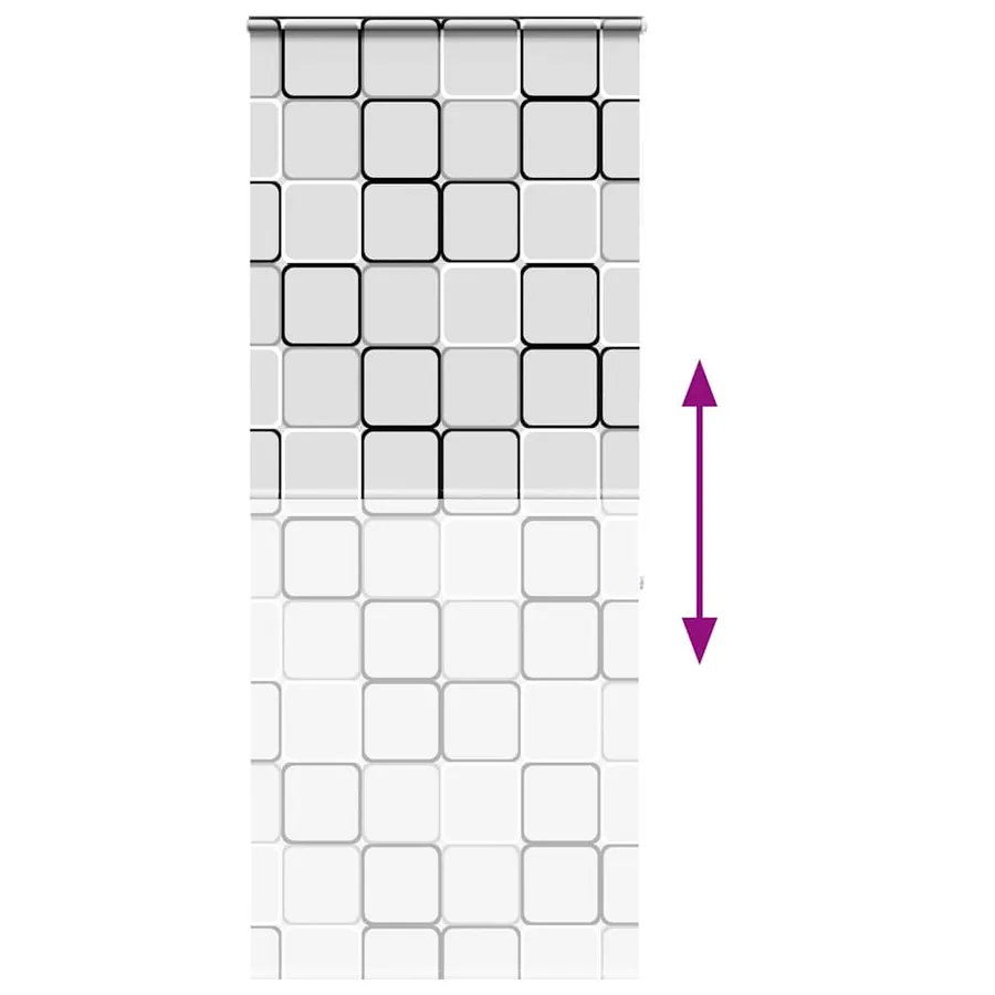 Store enrouleur de douche avec cassette largeur du tissu 86 cm - 5