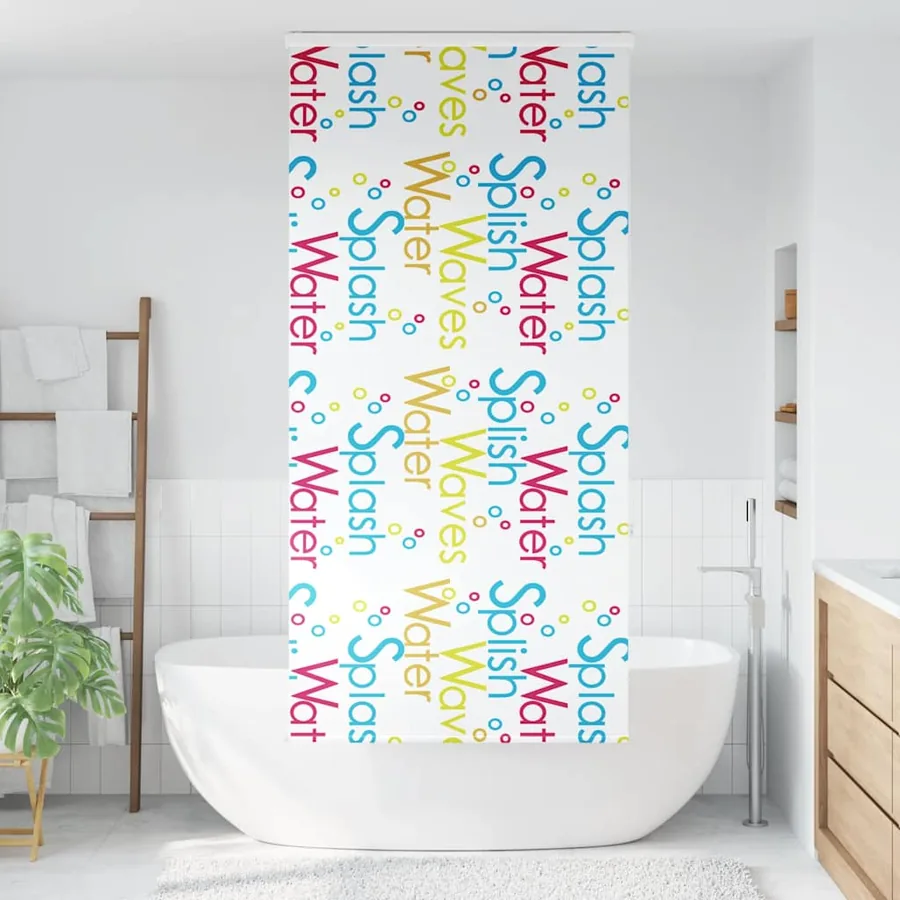 Store enrouleur de douche avec cassette largeur du tissu 86 cm - 2