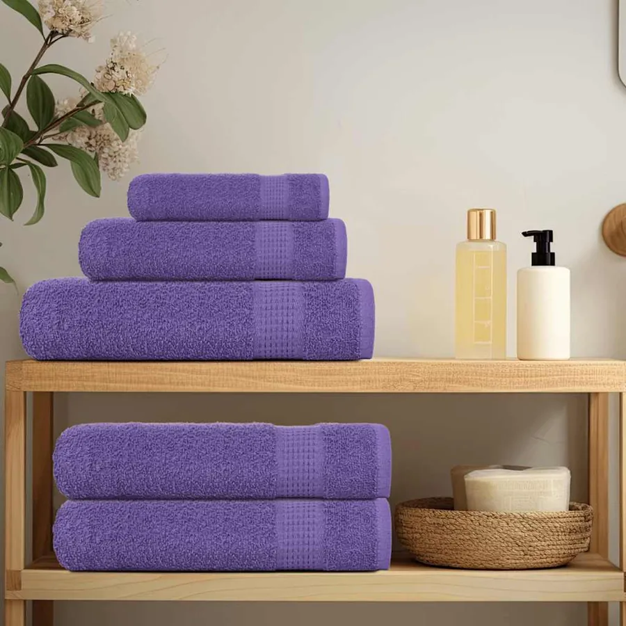 Ensemble de serviettes FROGN 8 pcs violet 360 g/m² - 3