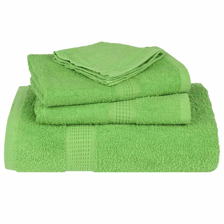 Ensemble de serviettes FROGN 6 pcs vert pomme 360 g/m² - 4