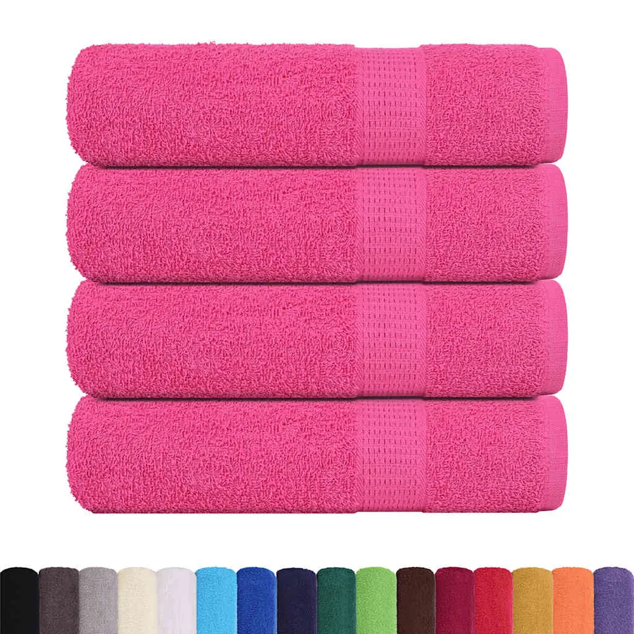 Essuie-mains FROGN 4 pcs rose 50x100 cm 360 g/m² - 2