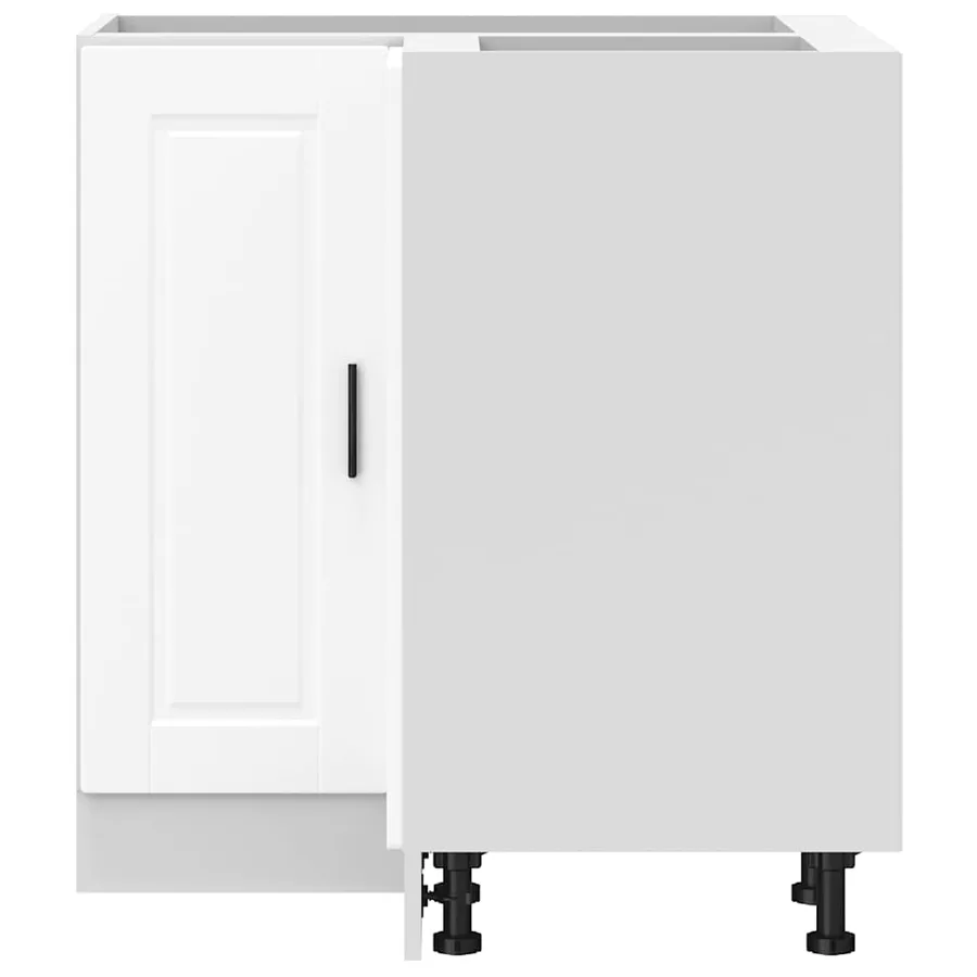 Armoire d'angle de cuisine Porto blanc bois d'ingénierie - 5