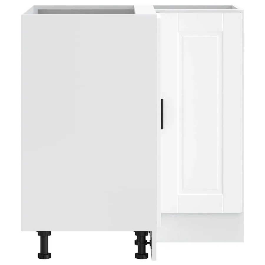 Armoire d'angle de cuisine Porto blanc bois d'ingénierie - 7