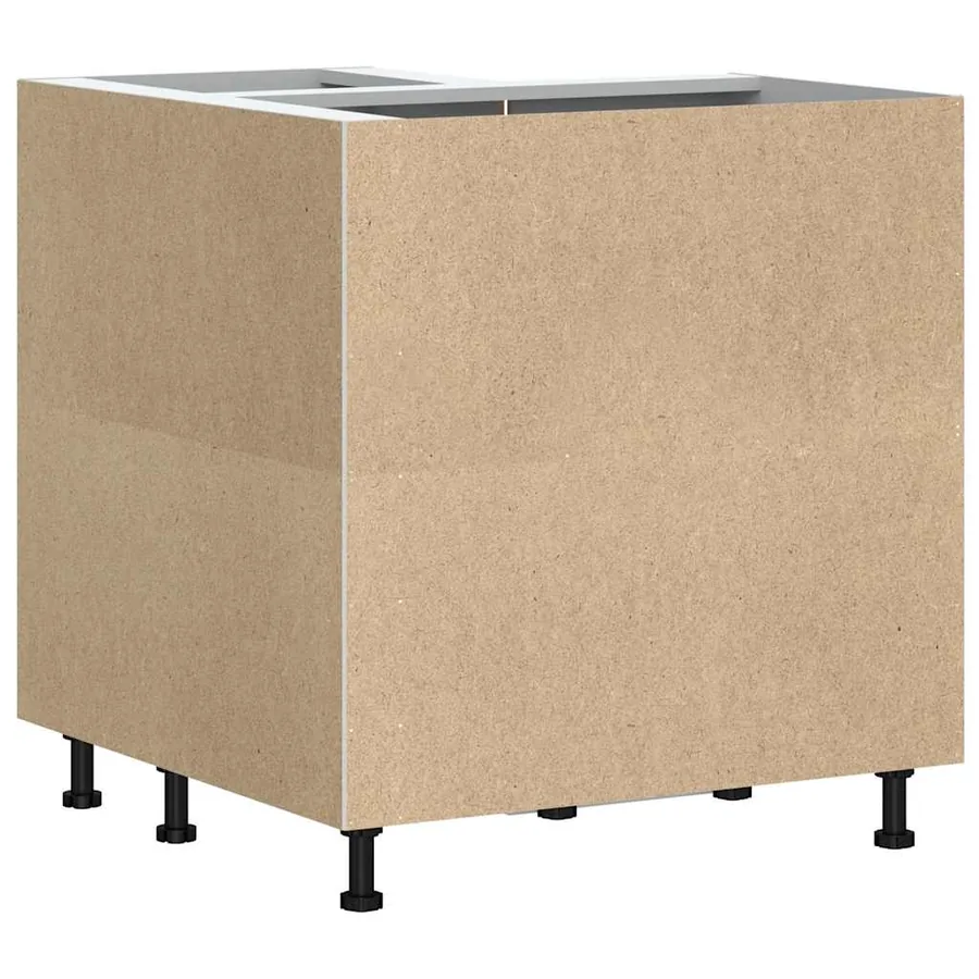 Armoire d'angle de cuisine Porto blanc bois d'ingénierie - 8