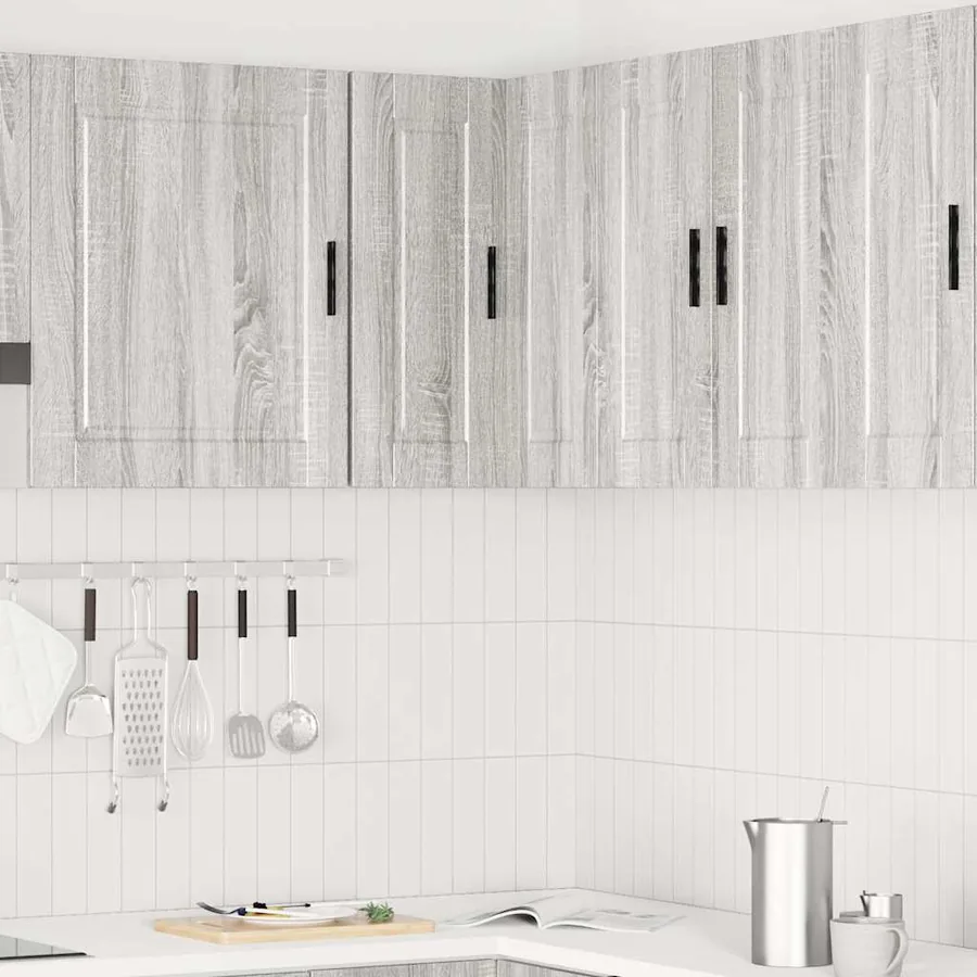 Armoire d'angle murale de cuisine Porto sonoma gris - 3