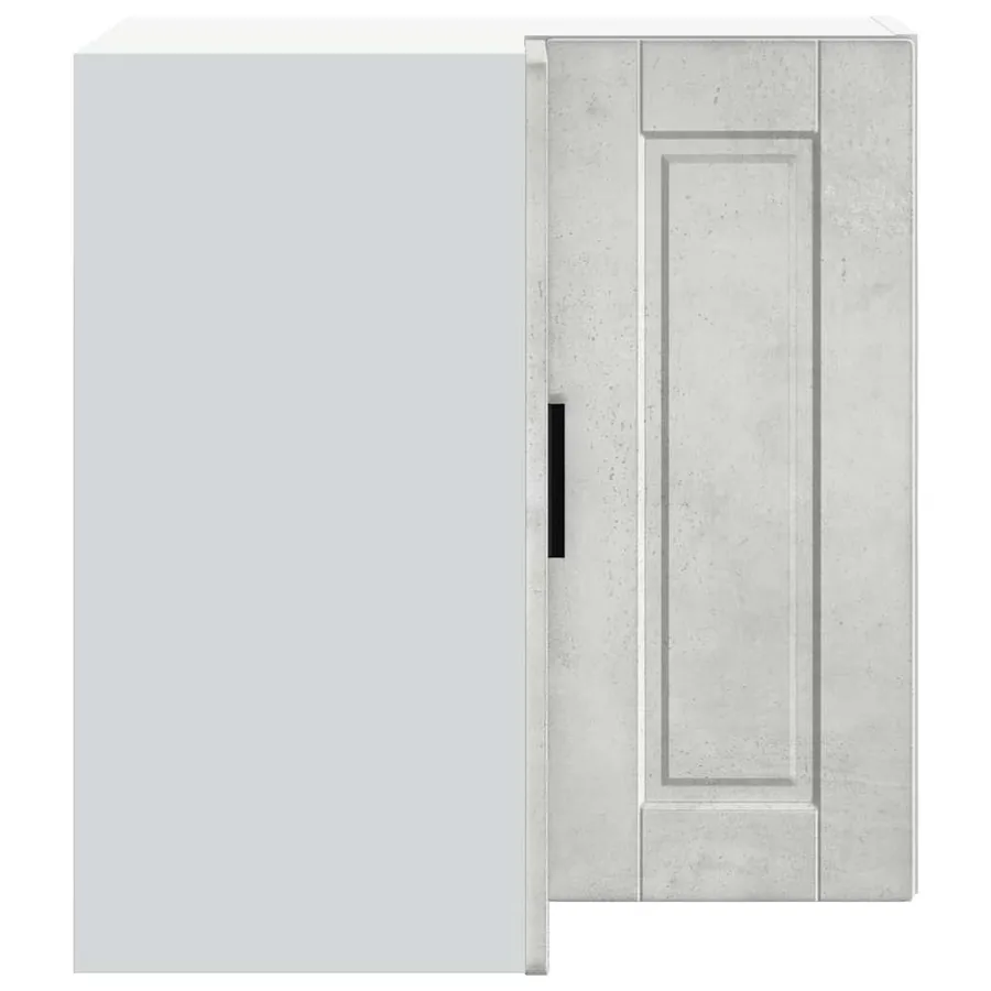 Armoire d'angle murale de cuisine Porto gris béton - 6