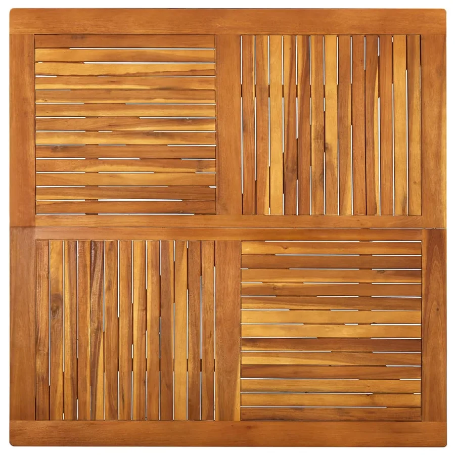 Ensemble à manger de jardin 5 pcs Gris clair - 4