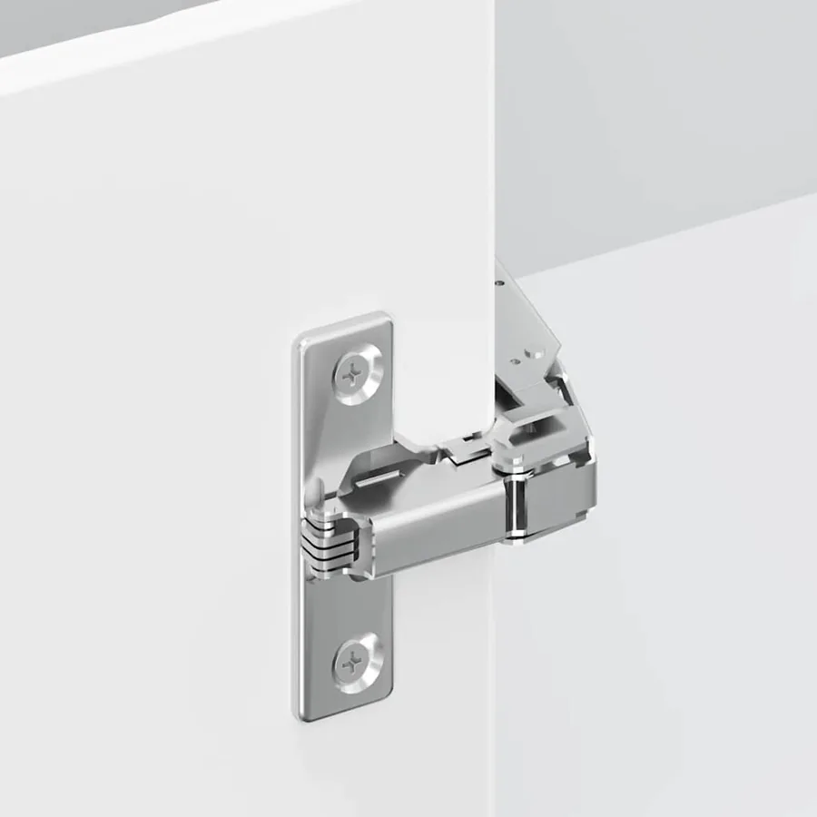 Armoire murale d'angle de cuisine Porto blanc brillant - 10