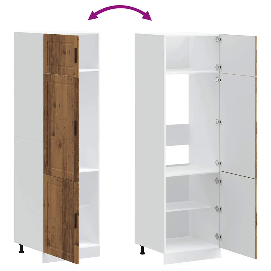Armoire de cuisine Porto vieux bois bois d'ingénierie - 7