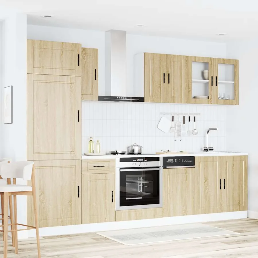 Ensemble de 8 meubles de cuisine "Porto" en chêne Sonoma - 3