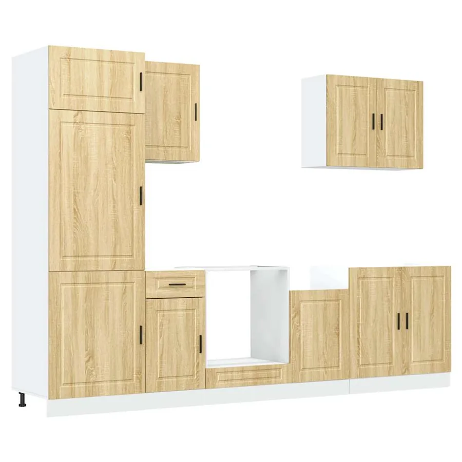 Ensemble de 7 meubles de cuisine "Porto" en chêne Sonoma - 2