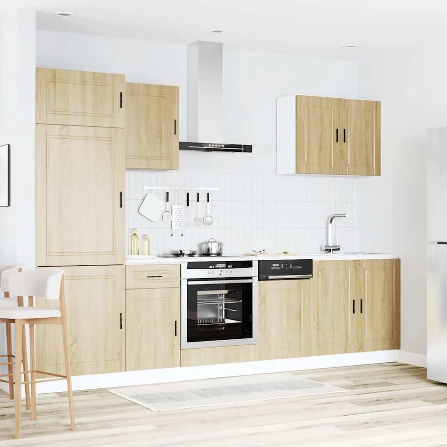 Ensemble de 7 meubles de cuisine "Porto" en chêne Sonoma - 3