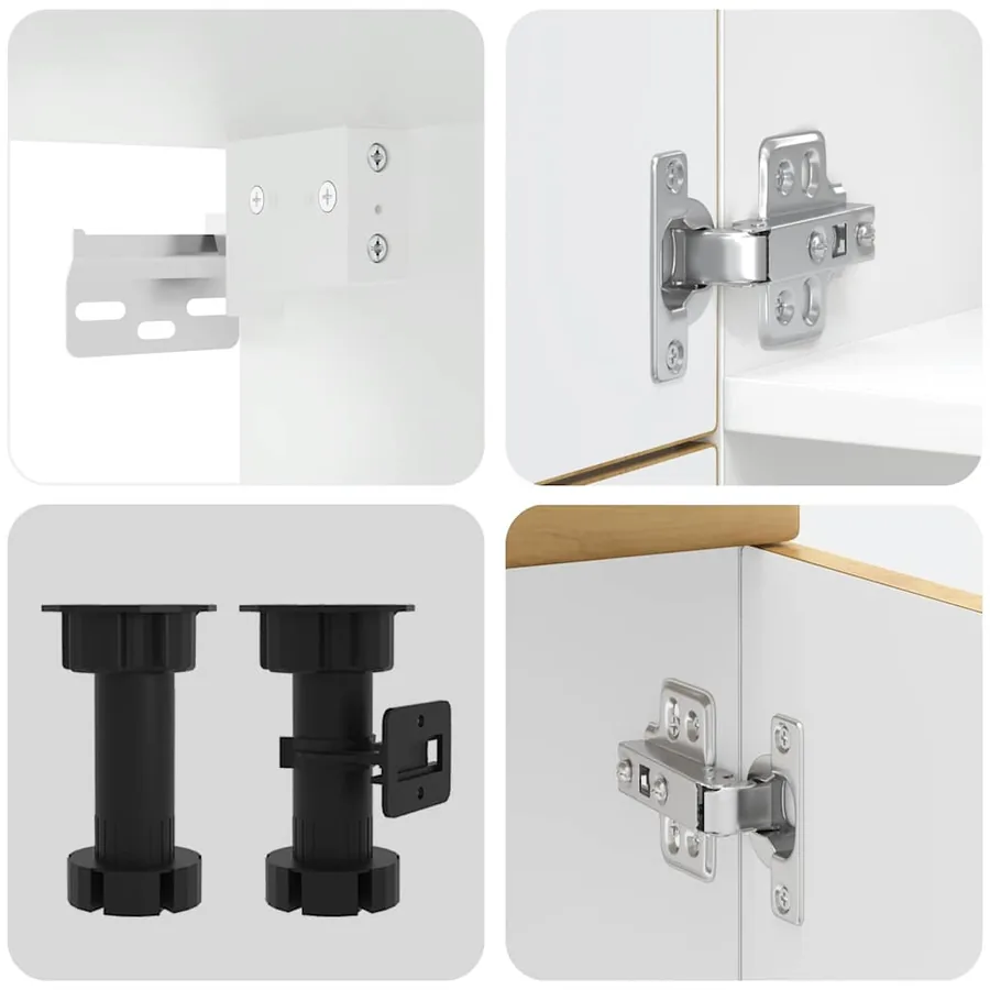 Ensemble d'armoires de cuisine 7 pcs Kalmar bois d'ingénierie - 7
