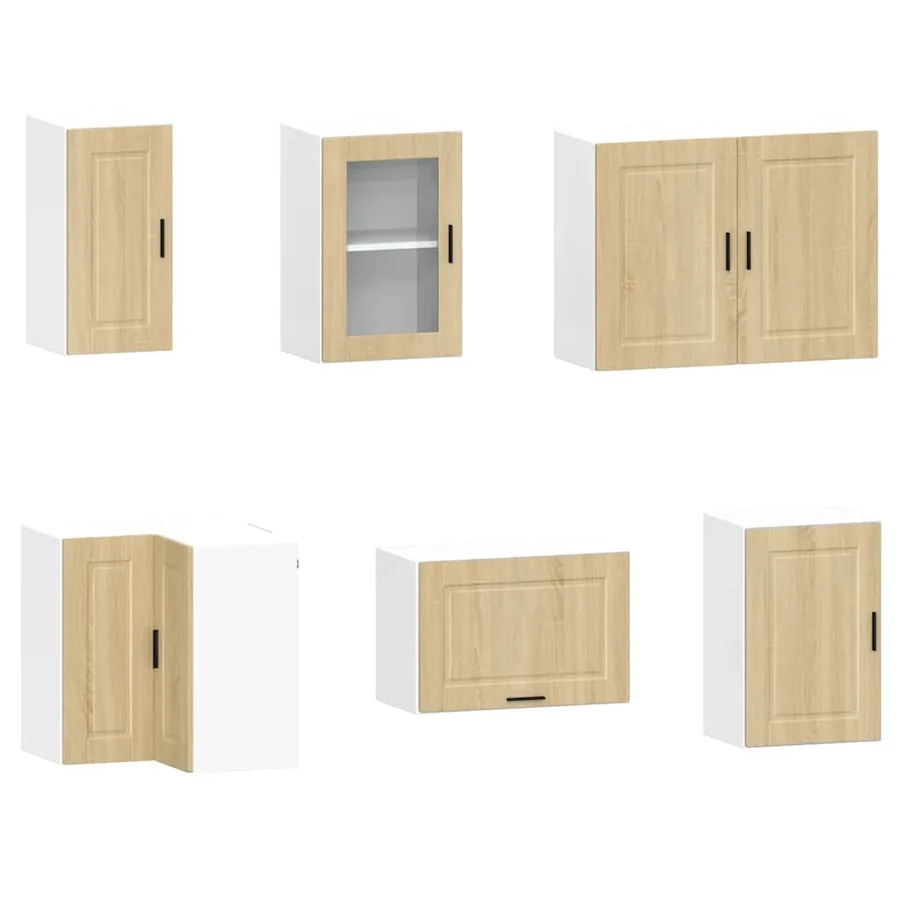 Ensemble d'armoires de cuisine 11 pcs Porto bois d'ingénierie - 5
