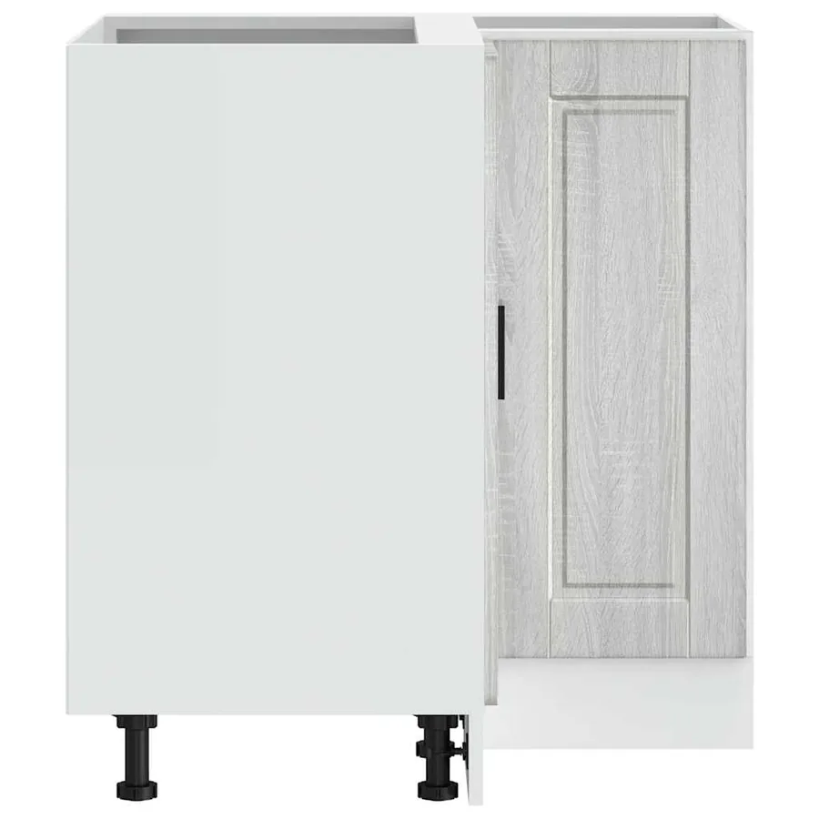 Armoire d'angle de cuisine Porto sonoma gris bois d'ingénierie - 7