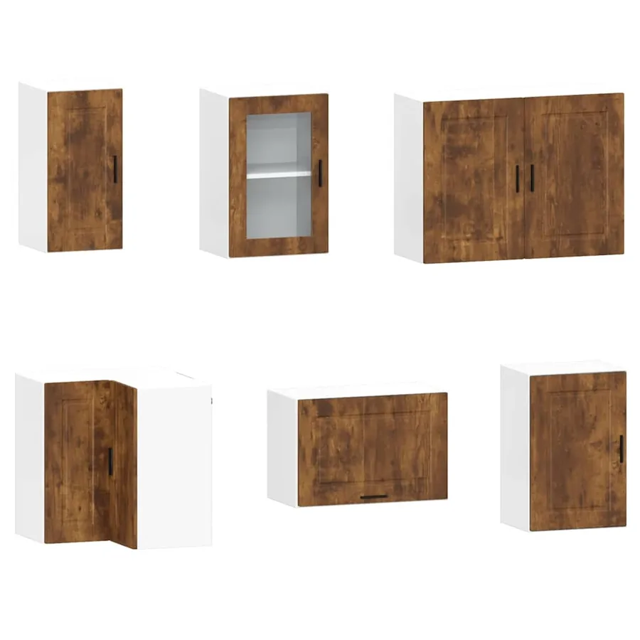 Ensemble d'armoires de cuisine 11 pcs Porto bois d'ingénierie - 5