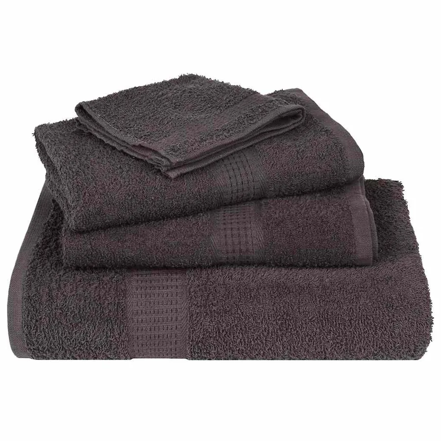 Ensemble de serviettes FROGN 6 pcs anthracite 360 g/m² - 4