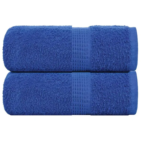 Serviettes d'invité FROGN 2 pcs bleu 30x50 cm 360 g/m²