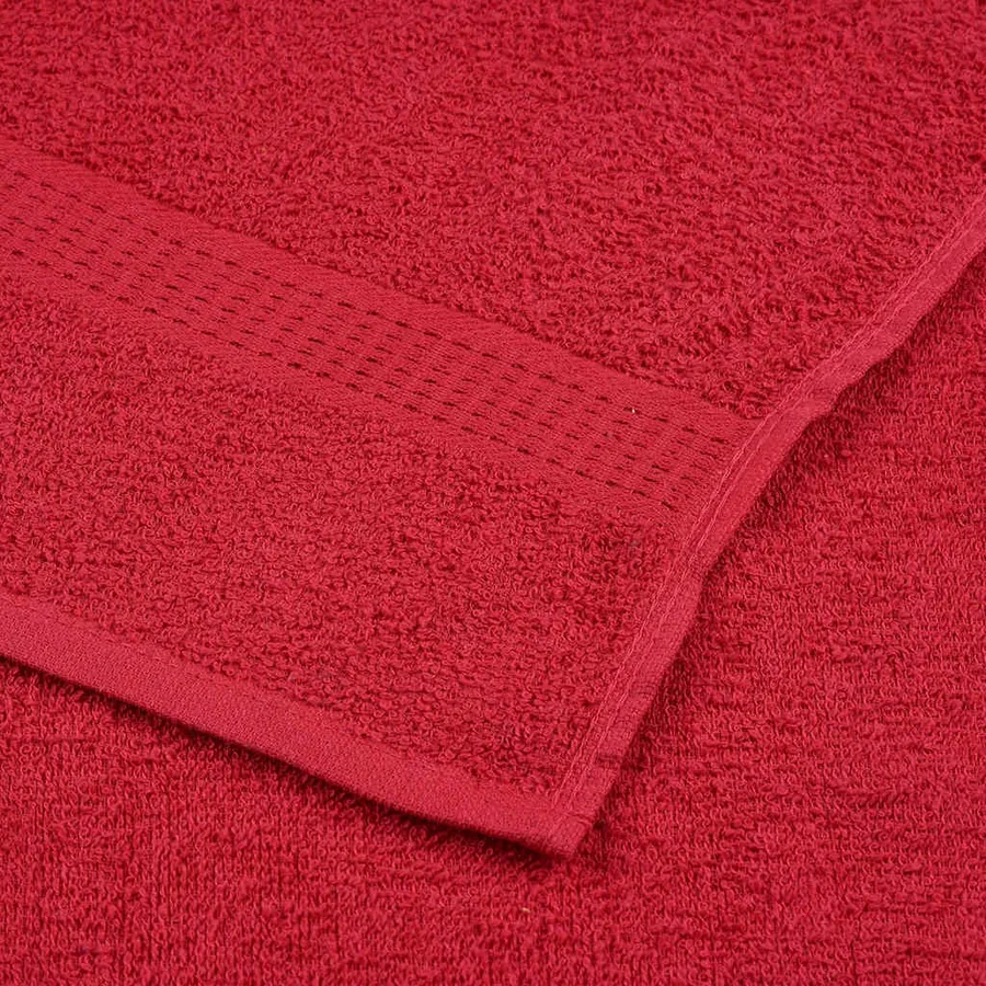 Serviettes de bain FROGN 4 pcs rouge 100x150 cm 360 g/m² - 6