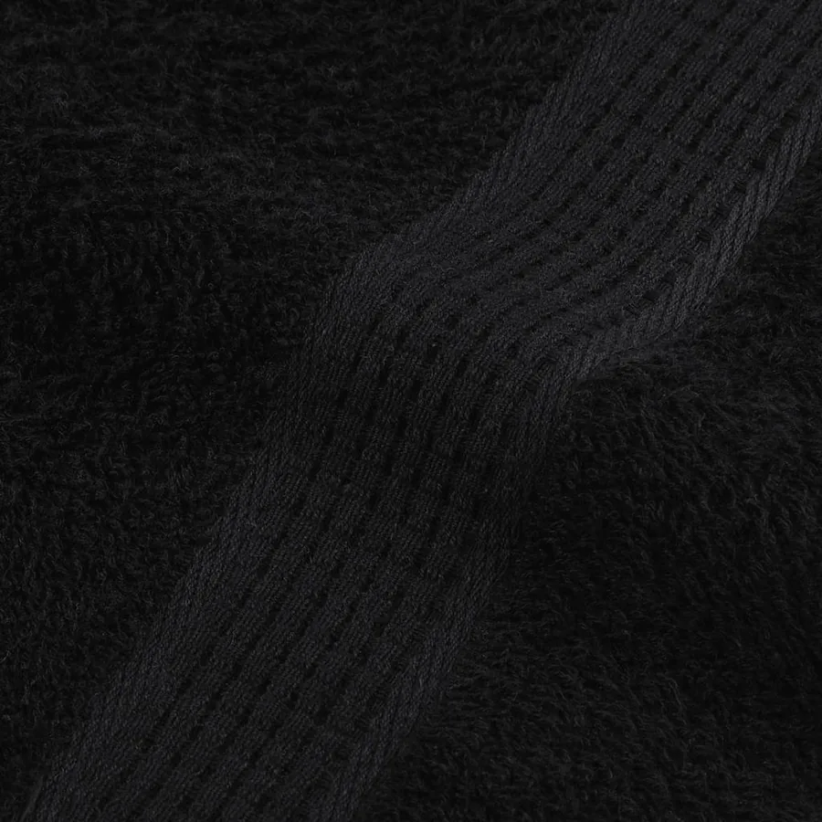 Serviettes de toilette FROGN 10 pièces Noir 30x30 cm 360 g/m² - 7