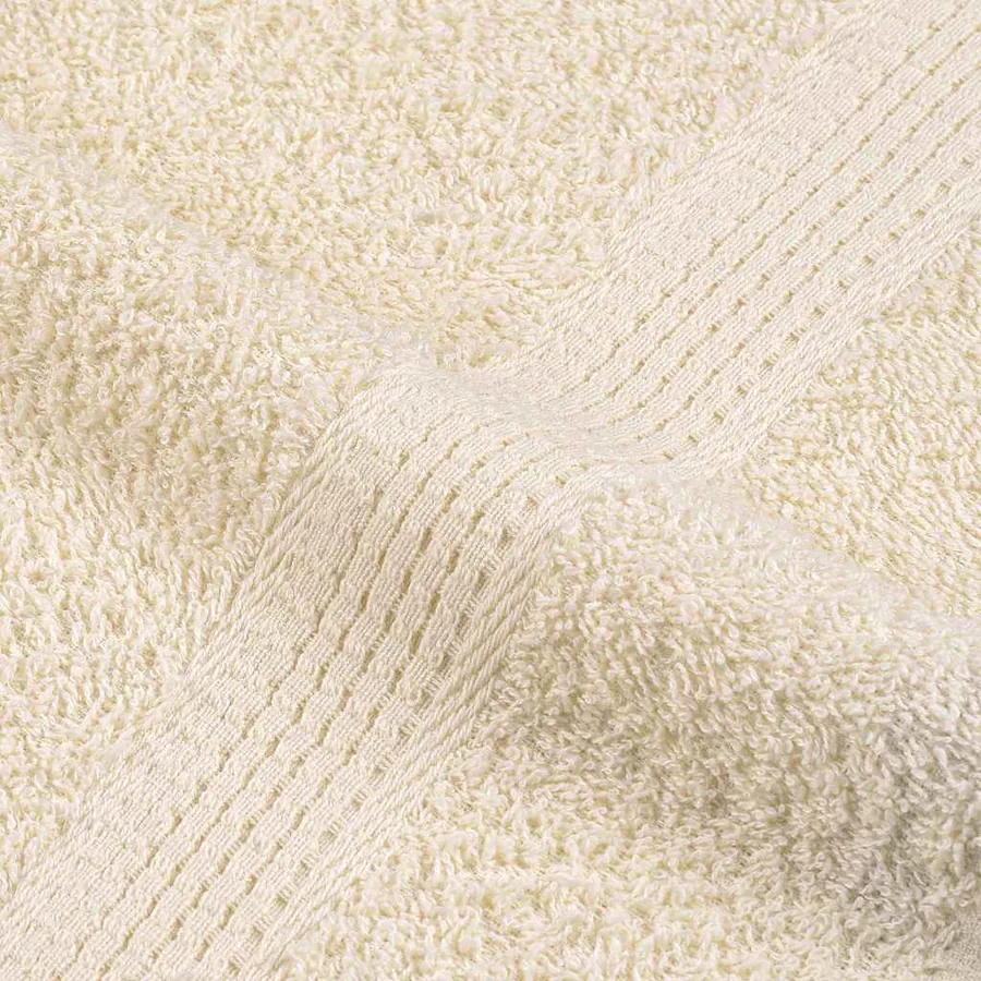 Serviettes de sauna FROGN 2 pcs crème 80x200 cm 360 g/m² - 7