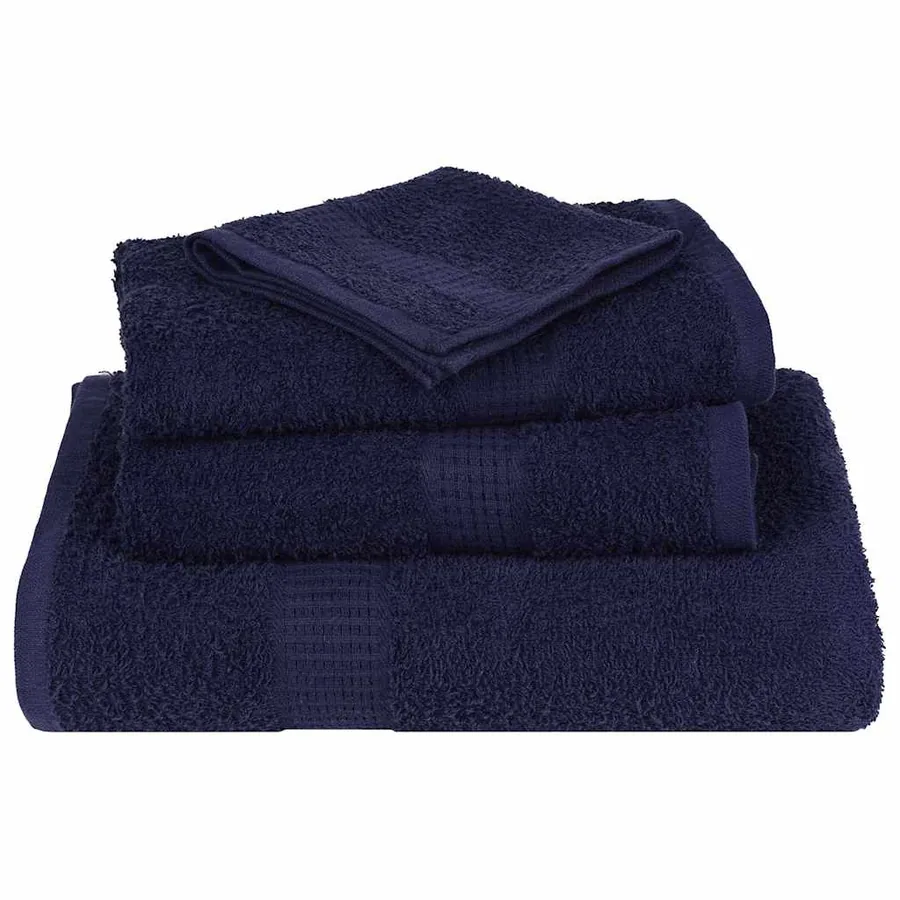 Ensemble de serviettes FROGN 8 pcs bleu marine 360 g/m² - 4