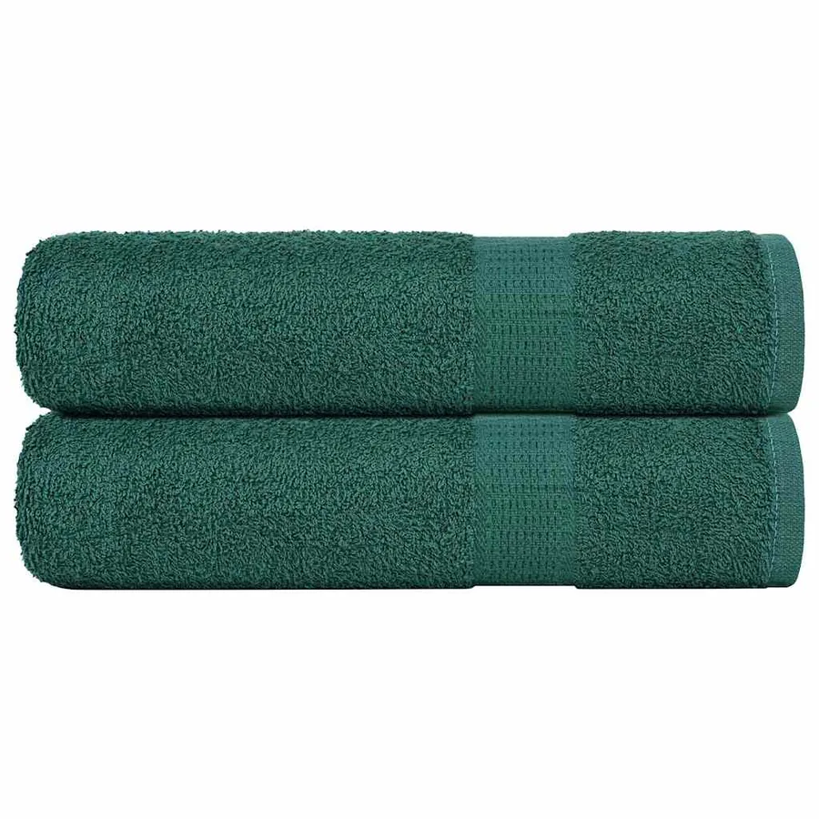 Serviettes de douche FROGN 2 pcs vert 70x140 cm 360 g/m²
