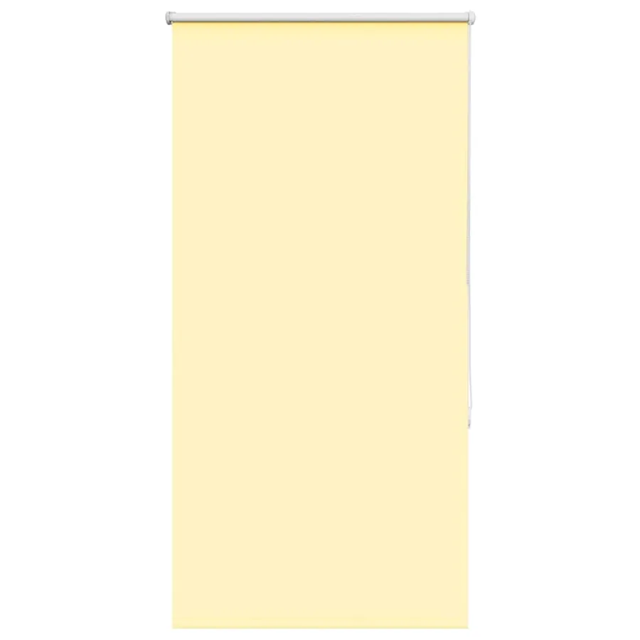 Store enrouleur occultant jaune largeur du tissu 80,7 cm