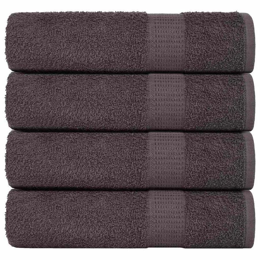 Essuie-mains FROGN 4 pcs anthracite 50x100 cm 360 g/m²