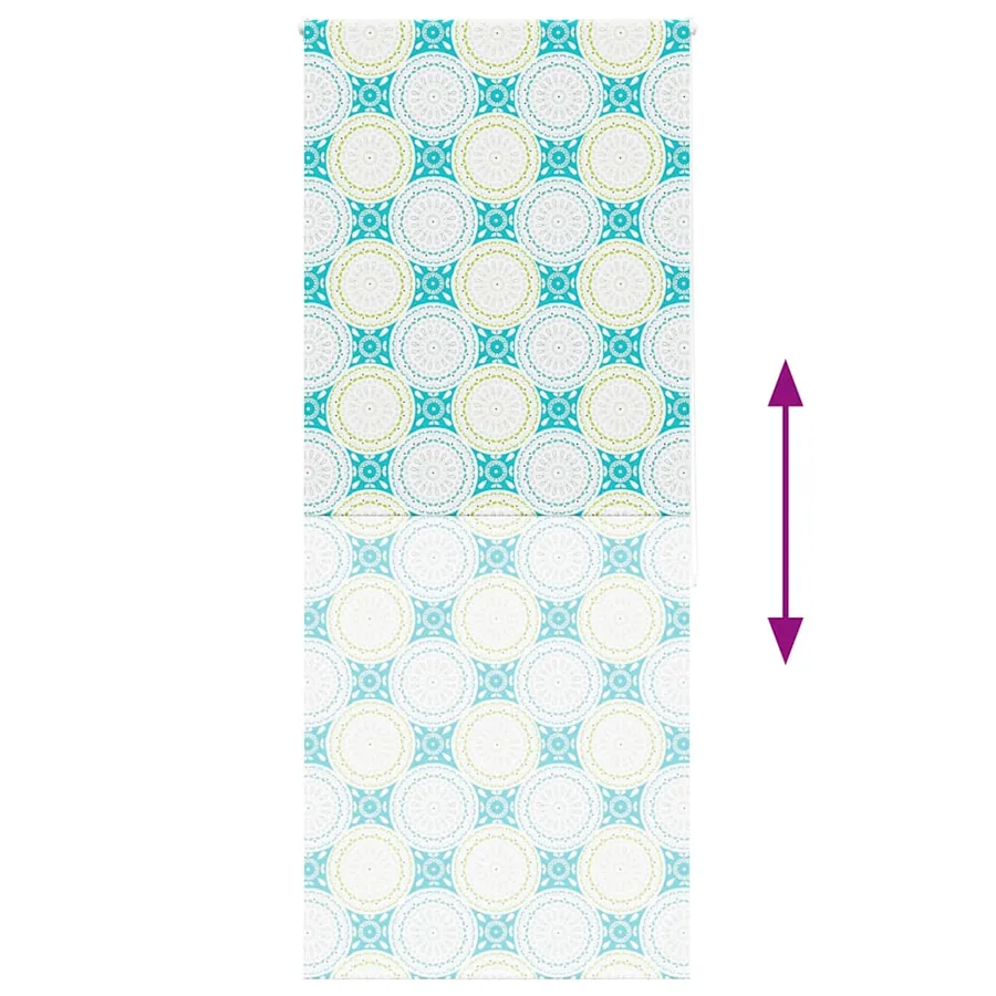 Store enrouleur de douche 100x240 cm largeur du tissu 96 cm - 5