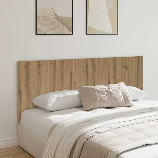 Tête de lit chêne artisanal 200x1,5x80 cm bois d'ingénierie