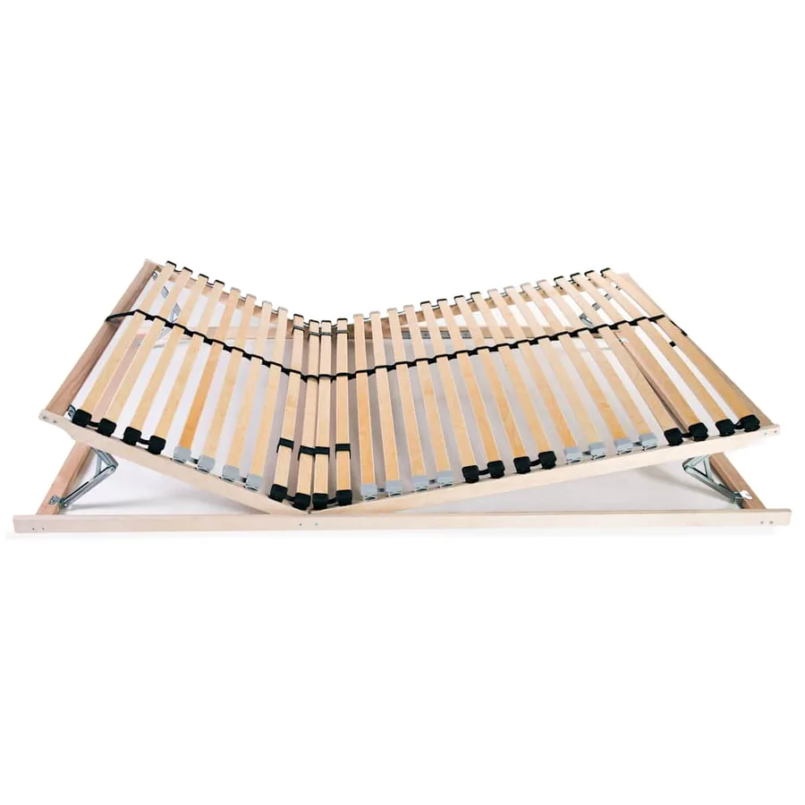 Sommier à lattes sans matelas avec 28 lattes 7 zones 120x200 cm - 4