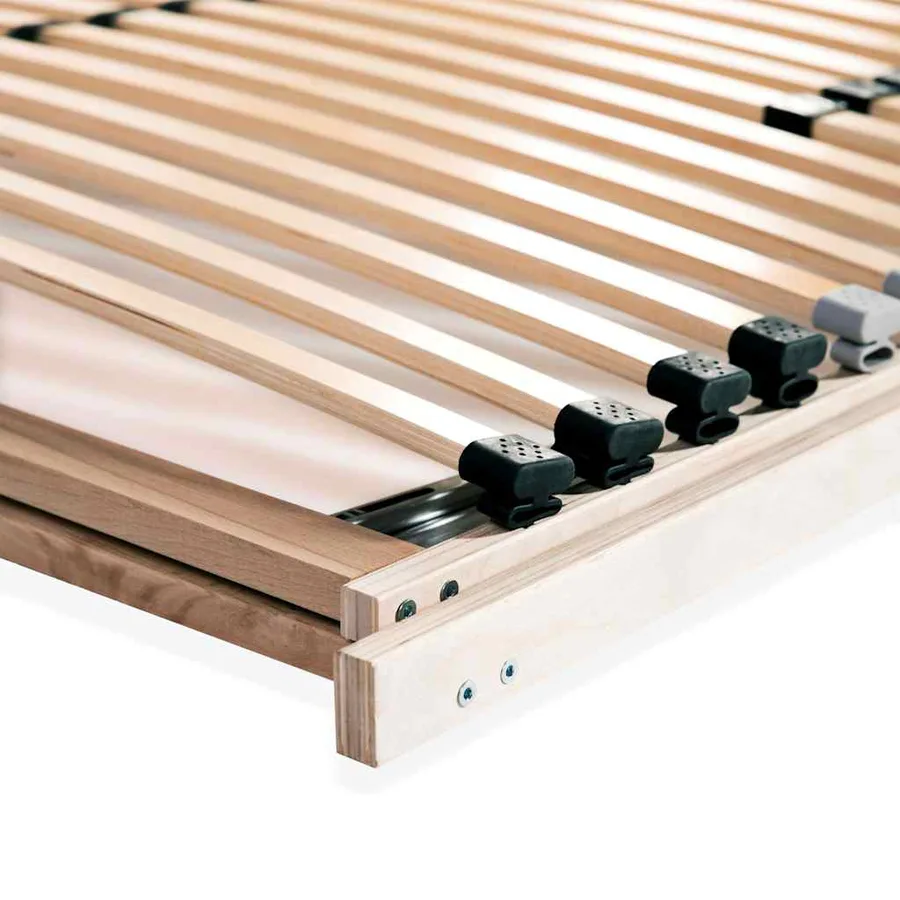 Sommier à lattes sans matelas avec 28 lattes 7 zones 120x200 cm - 8
