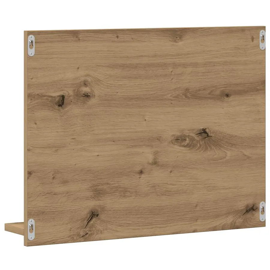 Armoire à miroir salle de bain chêne artisanal 60x10,5x45 cm - 6