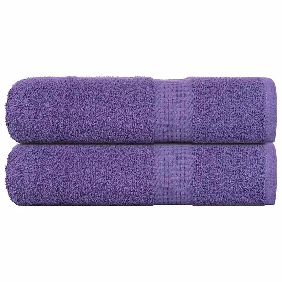 Serviettes de douche FROGN 2 pcs violet 70x140 cm 360 g/m²