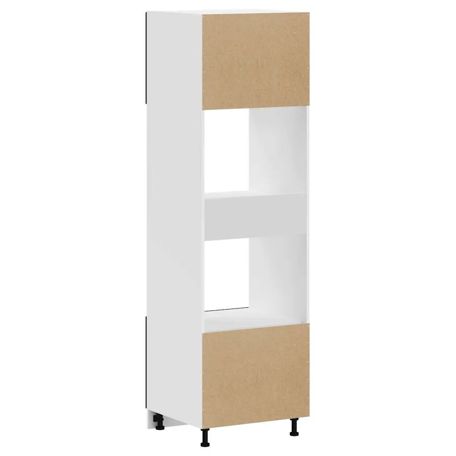 Armoires de four 2 pcs Porto noir bois d'ingénierie - 7