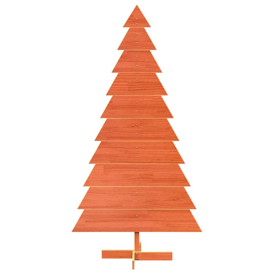 Arbre de Noël en bois pour décoration 180 cm bois de pin massif - 3