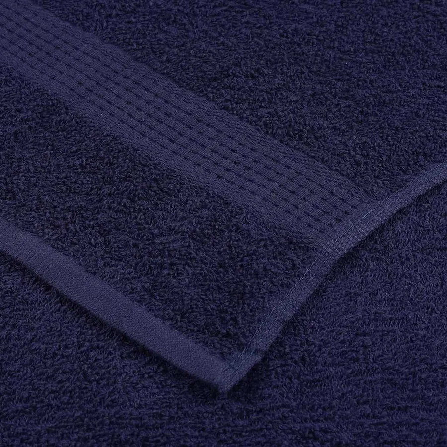 Serviettes de douche FROGN 2 pcs bleu marine 70x140 cm 360 g/m² - 6
