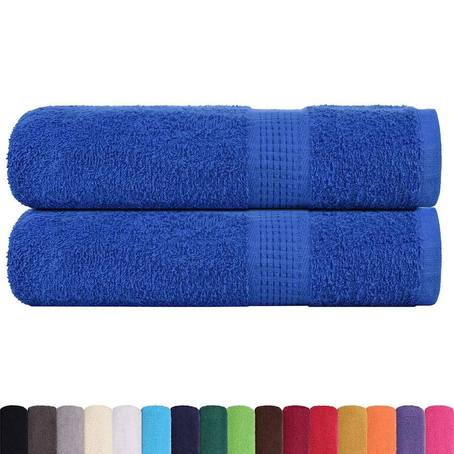 Serviettes de douche FROGN 2 pcs bleu 70x140 cm 360 g/m² - 2