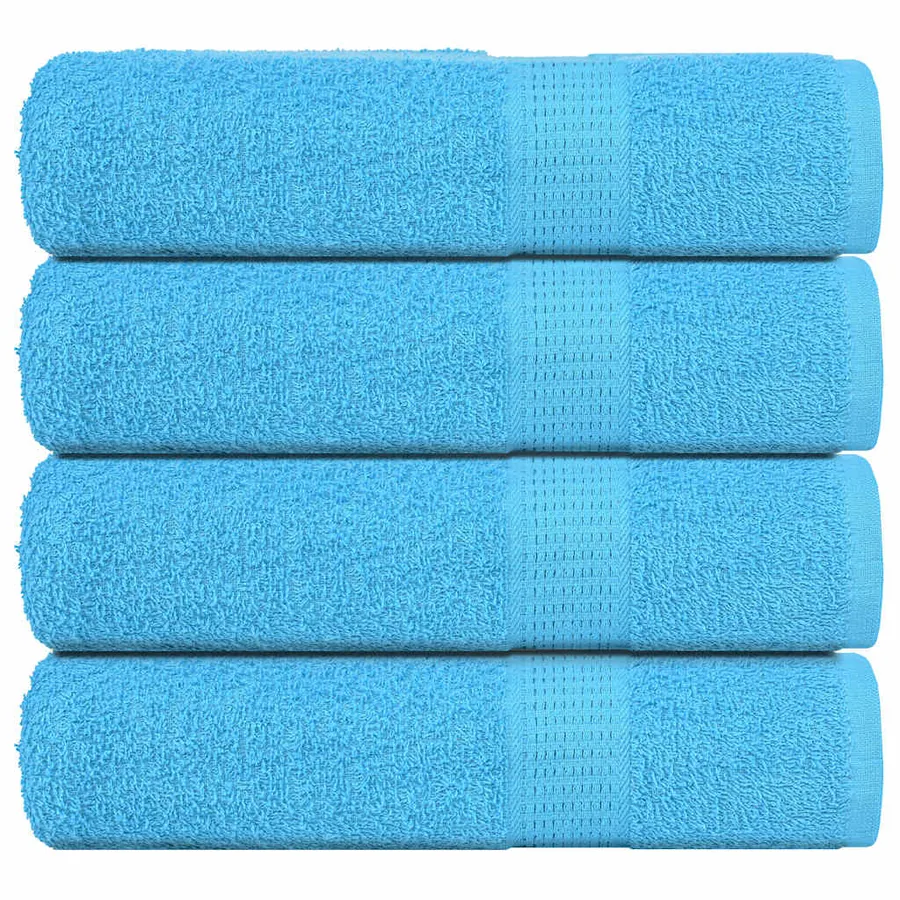 Serviettes de douche FROGN 4pcs turquoise 70x140cm 360 g/m²