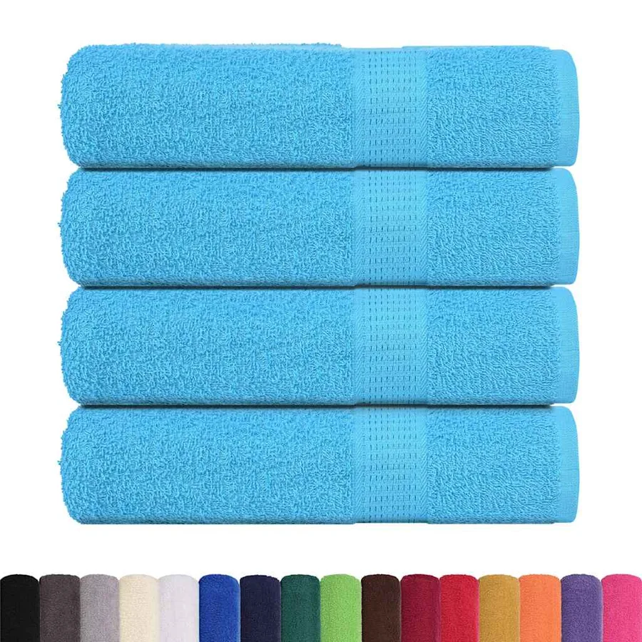 Serviettes de douche FROGN 4pcs turquoise 70x140cm 360 g/m² - 2