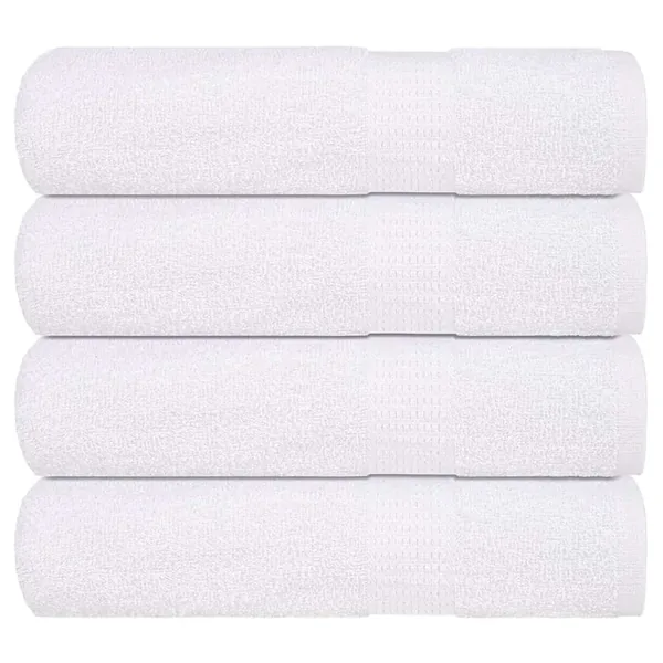 Serviettes de douche FROGN 4 pcs blanc 70x140 cm 360 g/m²